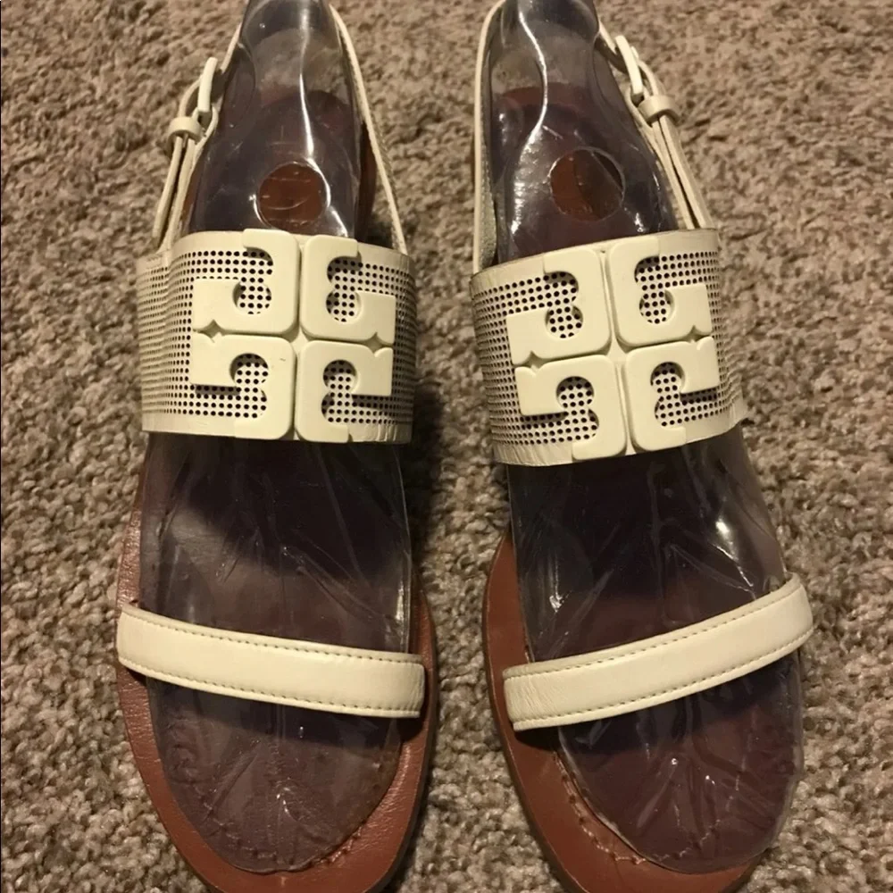 Tory Burch Lowell Leather Sandal size 6M - Picture 6 of 6